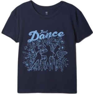 GAP VALUE Dievčenské tričko, tmavo modrá, veľkosť