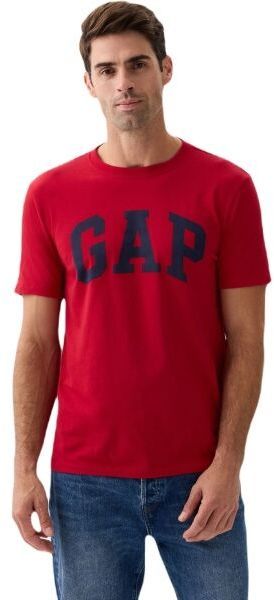 GAP V-EVERYDAY Pánske tričko, červená, veľkosť