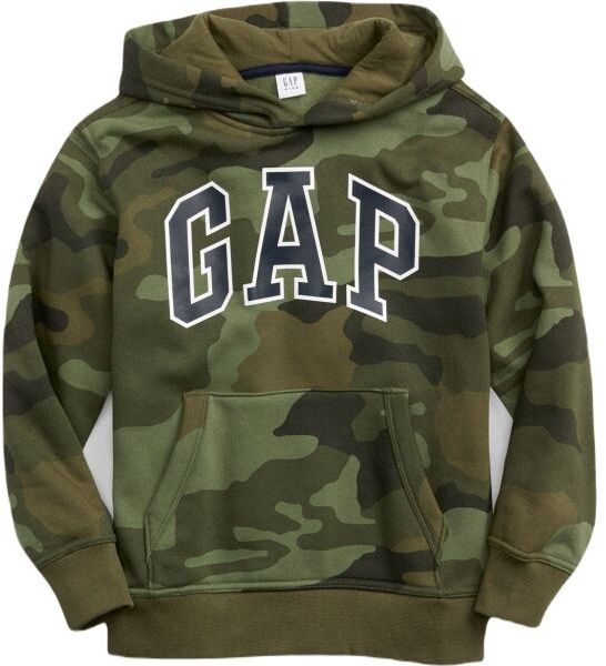 GAP V-CAMO ARCH Chlapčenská mikina, khaki, veľkosť