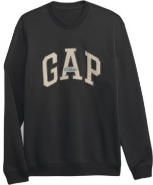 GAP HO23 CORE LOGO CREW Pánska mikina, tmavo sivá, veľkosť