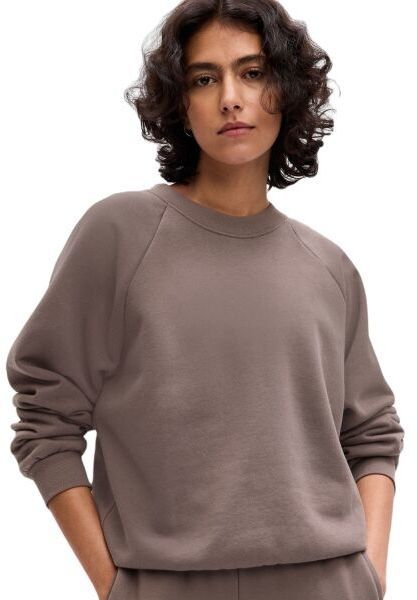 GAP NEW RAGLAN Dámska mikina, hnedá, veľkosť