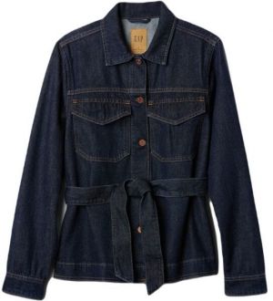 GAP BELTED FEATHERWEIGHT Dámska bunda, tmavo modrá, veľkosť