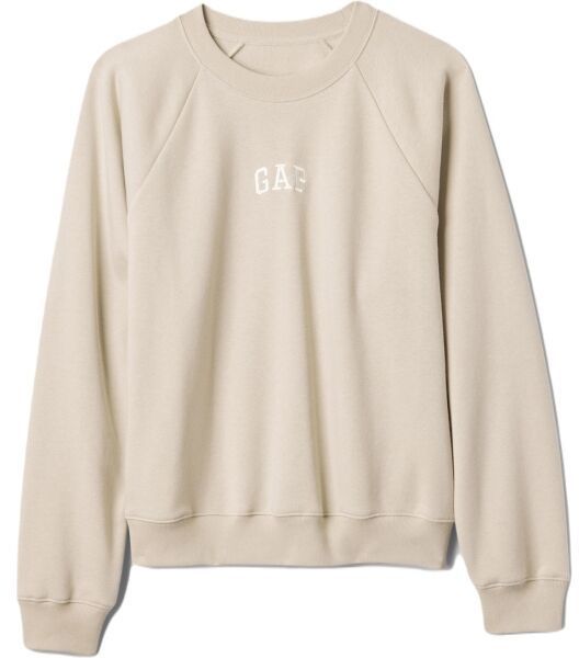 GAP NEW RAGLAN Dámska mikina, béžová, veľkosť