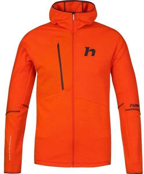 Hannah NIRO HOODY Pánska funkčná mikina, oranžová, veľkosť