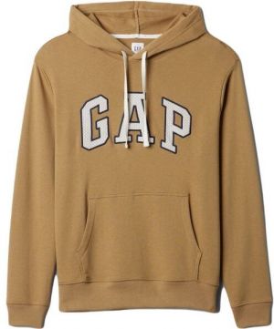 GAP V-INT HERITAGE NOVELTY LOGO Pánska mikina, hnedá, veľkosť