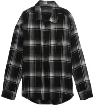 GAP LS FLANNEL Dievčenská košeľa, čierna, veľkosť