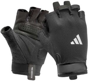 adidas ESSENTIAL TRAINING GLOVES Pánske fitness rukavice, čierna, veľkosť