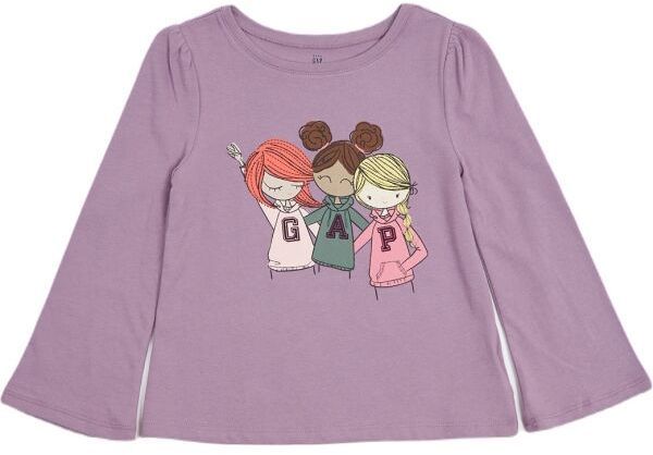 GAP BABY Detské tričko, fialová, veľkosť
