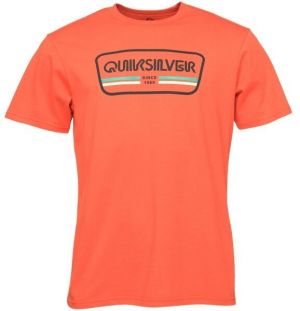 Quiksilver RANGE LIFE FRONT SS Pánske tričko, lososová, veľkosť