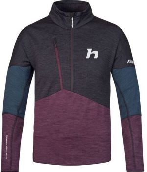 Hannah NIRO HZ Pánska funkčná mikina, vínová, veľkosť