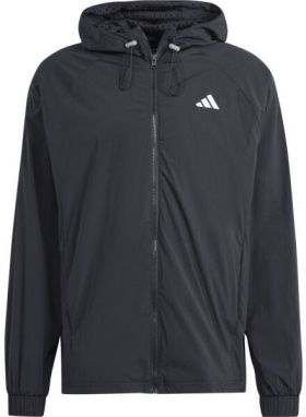 adidas TENNIS PRO SEMI-TRANSPARENT JACKET Pánska pracovná bunda, čierna, veľkosť