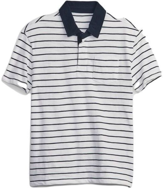 GAP JERSEY POLO Chlapčenské tričko, biela, veľkosť