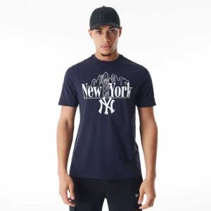 New Era NEW YORK YANKEES MLB Pánske tričko, tmavo modrá, veľkosť