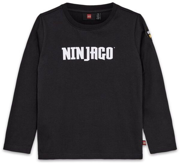 LEGO® kidswear LWTANO 614 Chlapčenské tričko s dlhým rukávom, čierna, veľkosť