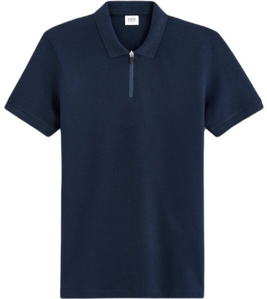 CELIO GEBENOIT Pánske tričko polo, tmavo modrá, veľkosť