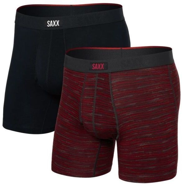 SAXX VIBE EXTRA SUPER SOFT 2PK Pánske boxerky, čierna, veľkosť