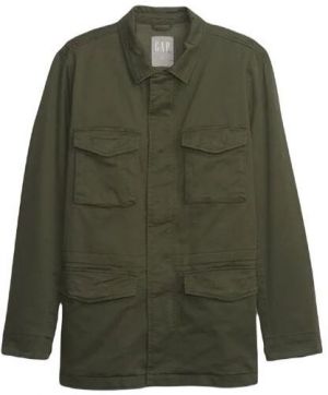 GAP COTTON FATIGUE Pánska bunda, khaki, veľkosť