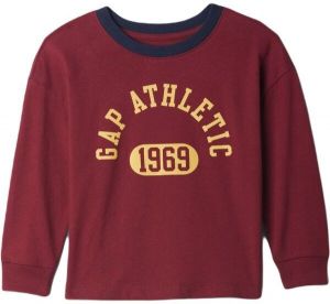 GAP BABY Detské tričko, vínová, veľkosť