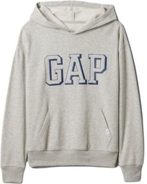 GAP V-FRCH LOGO Chlapčenská mikina, sivá, veľkosť