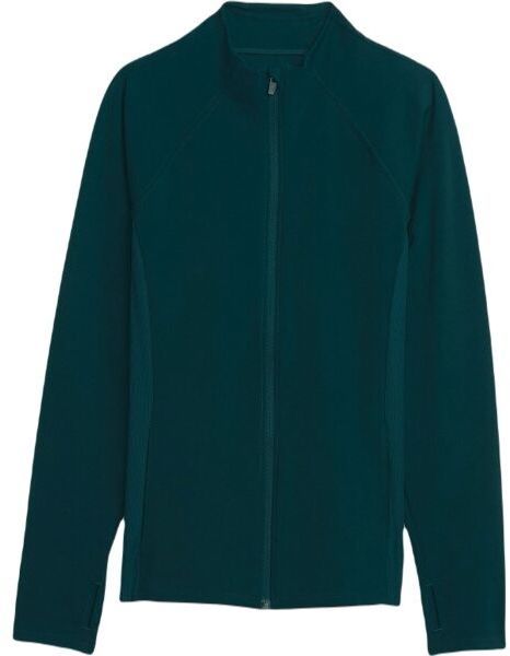 GAP V-GFIT STUDIO Dámska bunda, tmavo zelená, veľkosť