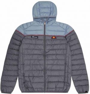 ELLESSE LOMBARDY Pánska prešívaná bunda, sivá, veľkosť XXL