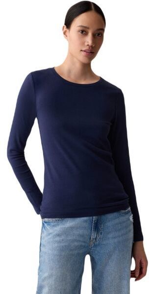 GAP LS MOD CREW Dámske tričko, tmavo modrá, veľkosť