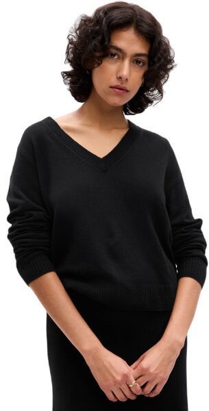 GAP CASHSOFT Dámsky sveter, čierna, veľkosť