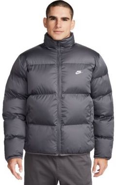 Nike CLUB Pánska zimná bunda, tmavo sivá, veľkosť