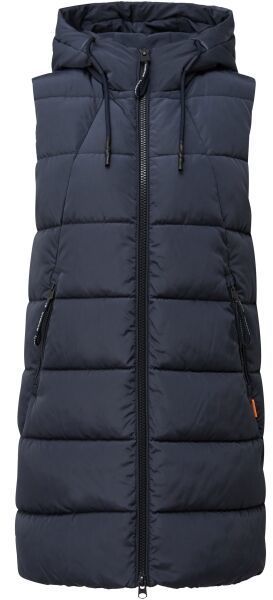 s.Oliver QS OUTDOOR WAISTCOAT Dámska vesta, tmavo modrá, veľkosť