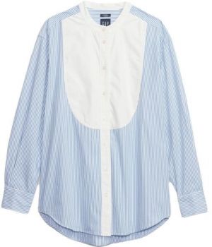 GAP BIG SHIRT Dámska košeľa, svetlomodrá, veľkosť