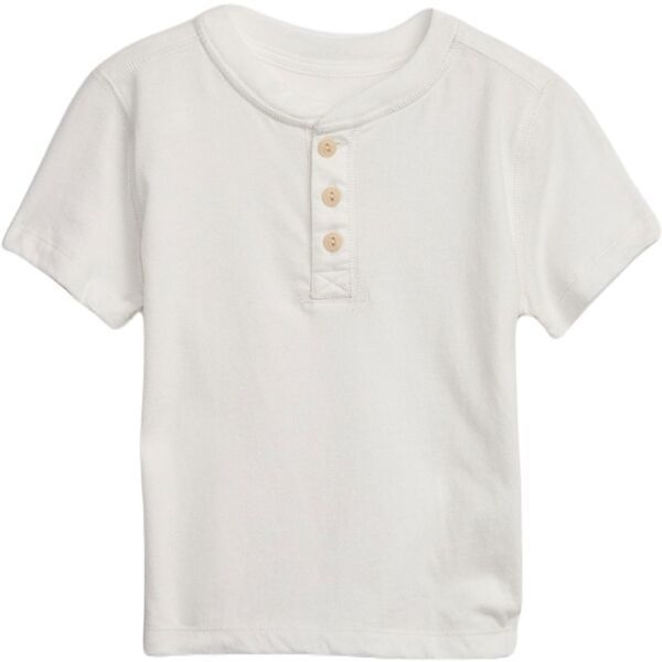 GAP V-SS HENLEY Chlapčenské tričko, biela, veľkosť