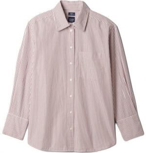 GAP BIG SHIRT Dámska košeľa, červená, veľkosť