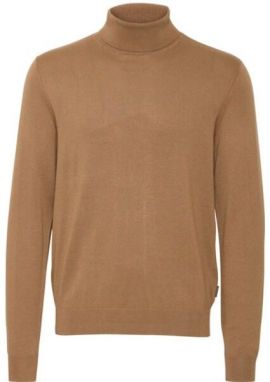 BLEND PULLOVER Pánsky sveter, hnedá, veľkosť XXXL