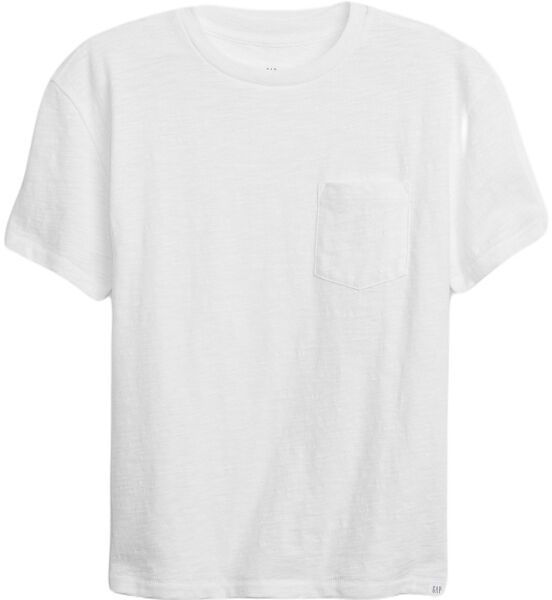 GAP V-SS PKT CREW Chlapčenské tričko, biela, veľkosť