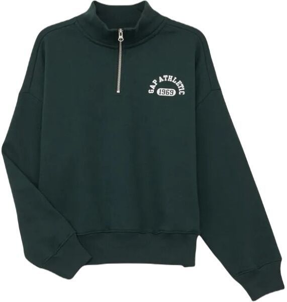 GAP ATHLETIC Dámska mikina, tmavo zelená, veľkosť