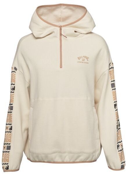 Billabong SURF ADVENTURE HOODIE Dámska mikina, biela, veľkosť M