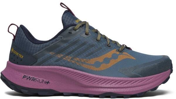 Saucony RIDE TR2 GTX W Dámska trailová obuv, tmavo modrá, veľkosť 37.5