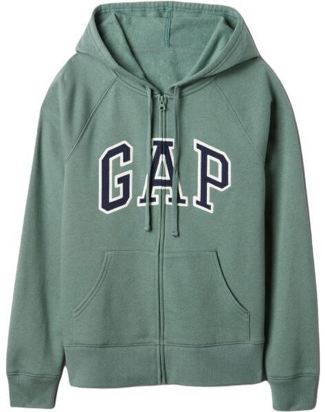 GAP V-GAP HERITAGE FZ HD Dámska mikina, zelená, veľkosť