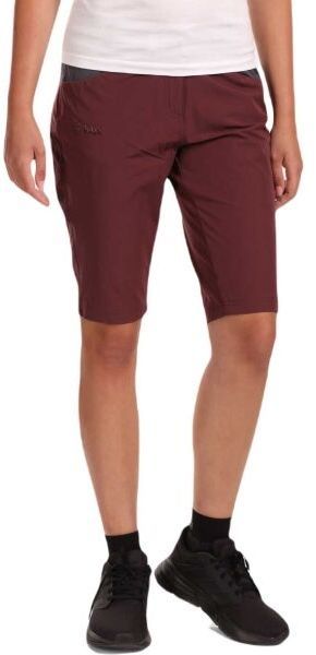 KILPI SYLANE Dámske kraťasy, vínová, veľkosť