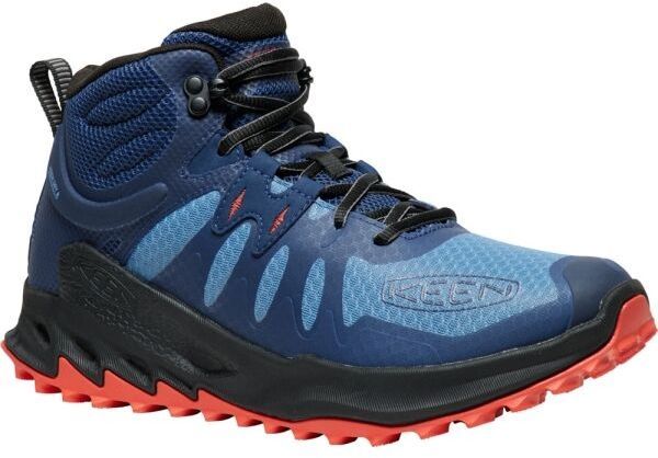 Keen ZIONIC MID WP M Pánska turistická obuv, modrá, veľkosť 42