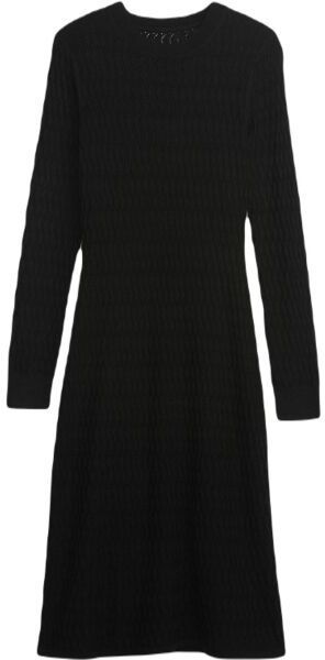 GAP LS TEXTURED Dámske šaty, čierna, veľkosť