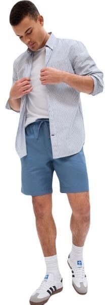 GAP V-8IN EASY Pánske šortky, modrá, veľkosť