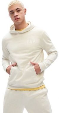 GAP V-VINTAGE Pánska mikina, béžová, veľkosť