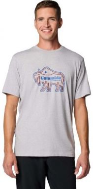 Columbia ROCKAWAY RIVER OUTDOOR SS Pánske tričko, sivá, veľkosť