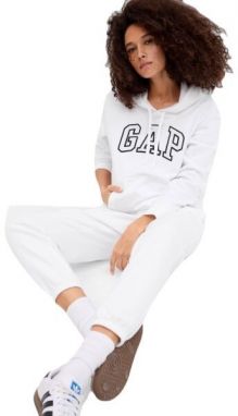 GAP LOGO Dámska mikina, biela, veľkosť
