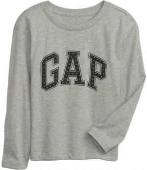 GAP GRAPHIC LOGO Dievčenské tričko, sivá, veľkosť