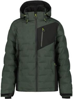 ICEPEAK DICKINSON Pánska lyžiarska bunda, tmavo zelená, veľkosť