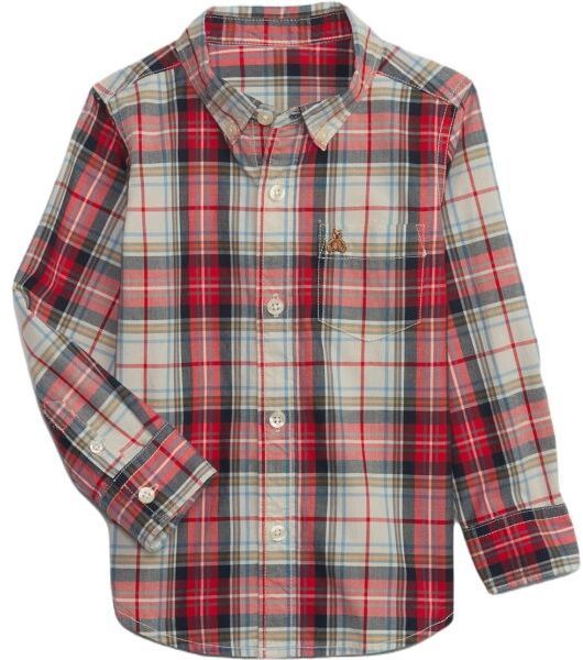 GAP BABY Detská košeľa, červená, veľkosť
