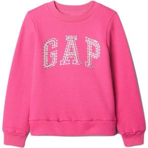GAP V-LOGO Dievčenská mikina, ružová, veľkosť