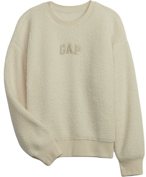 GAP V-FRCH COZY Chlapčenská mikina, béžová, veľkosť